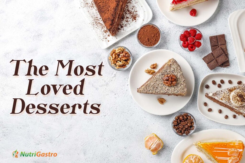 The most loved desserts banner
